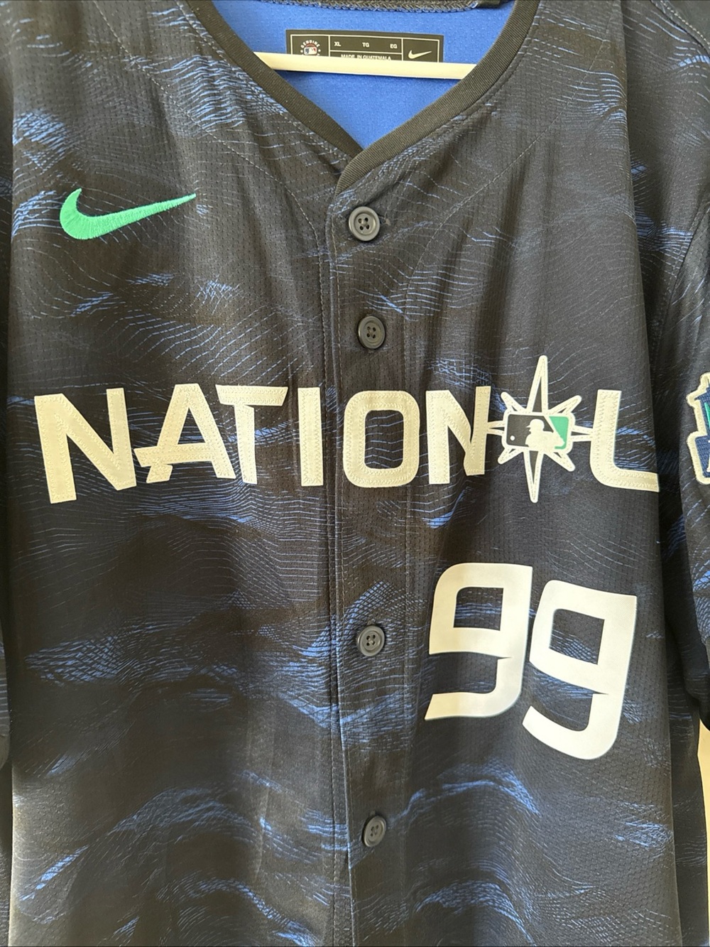 Men’s Nike Spencer Strider #99 2023 All-Star Game MLB Jersey Sz XL - Blue RARE - Picture 2 of 7